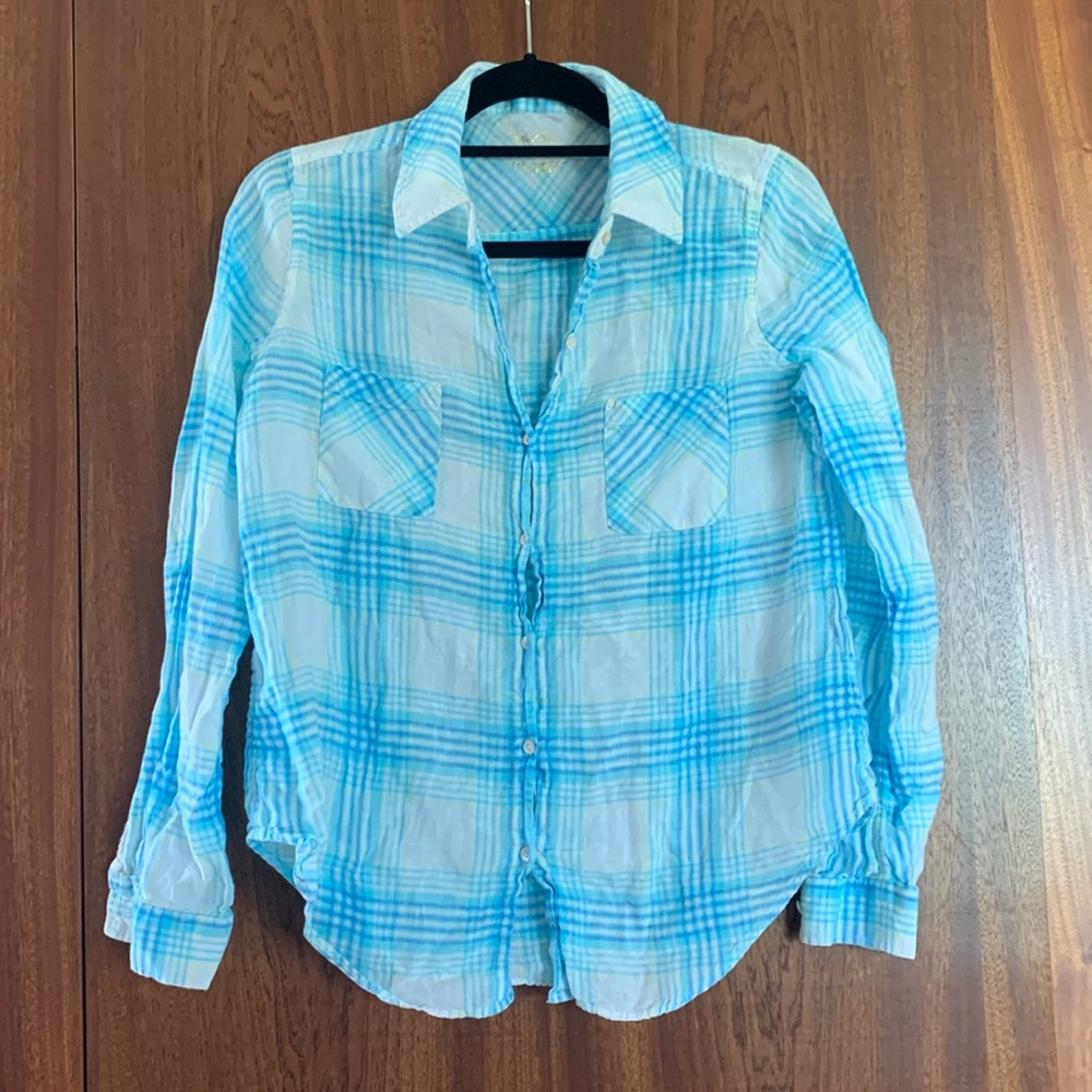 Lilly Pulitzer Sea View Linen Top - S